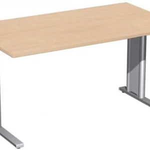 bureau geramöbel rigide couvre-pied C en option 1400x800x720 hêtre/argent N-648145-BS choisir à bas prix