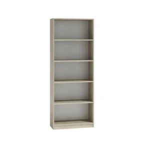 Qualité École FLORENCE | Bibliothèque contemporaine 5 niches salon/bureau/chambre 30x60x182 | Meuble de rangement multifon...