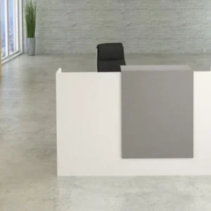Chemises à rabats Kerkmann comptoir compact Sydney L 1600 x P 840 x H 1100 mm blanc 20353310 commander à bas prix
