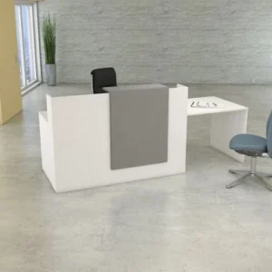Comptoir Kerkmann avec bureau de consultation Sydney L 2500 x P 840 H 1100 mm blanc 20353410 prendre à bas prix Lot de 10...