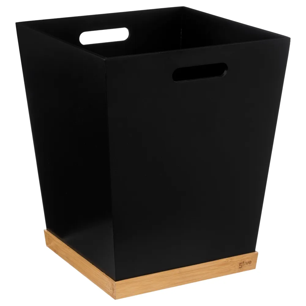 Corbeille bureau bava 32x26 cm Bambou-Noir chez Alpha55 – Qualité &… – Qualité, design et praticité au quotidien