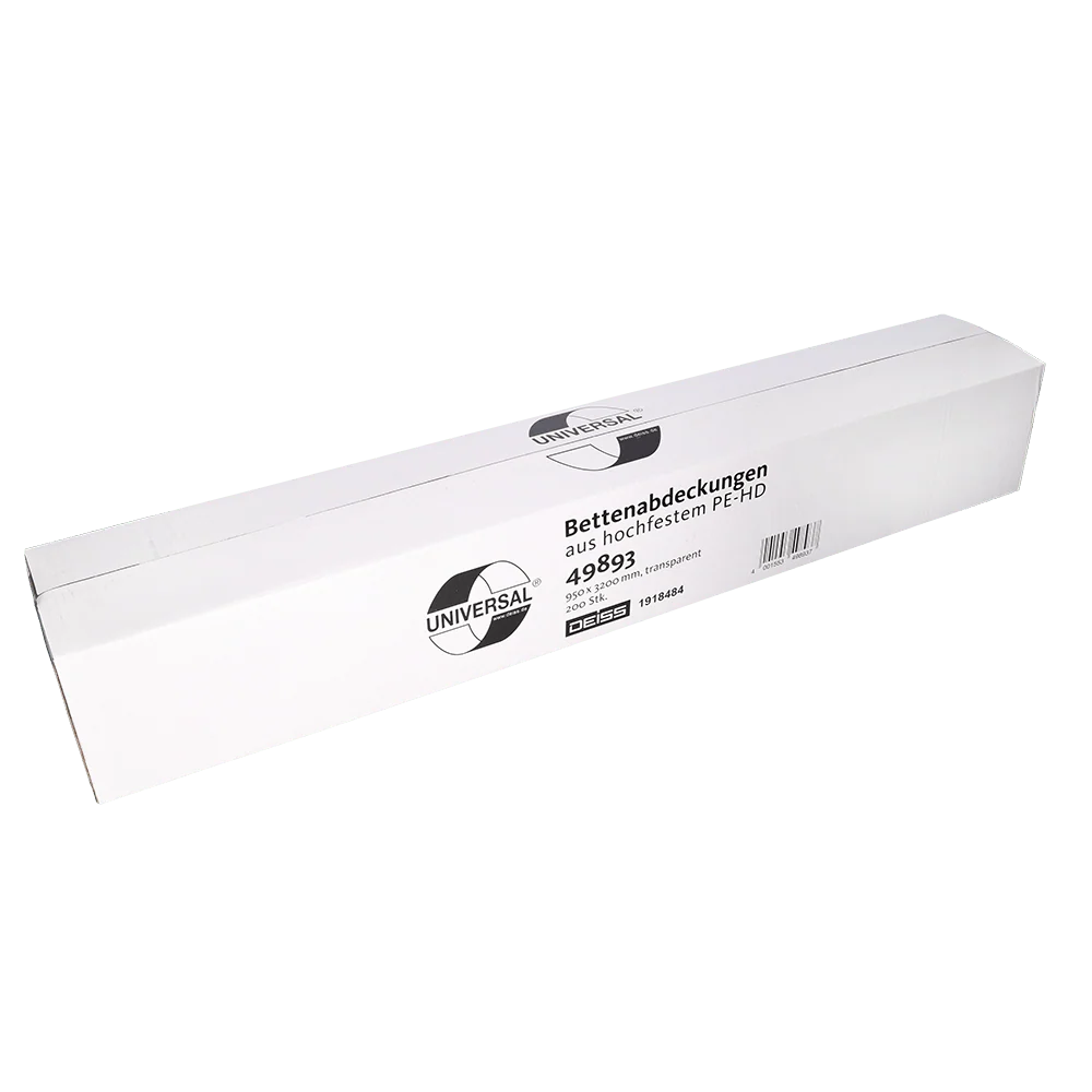 Couverture de classeur Deiss 49893 - Couvertures de lit 3200x950 mm clair | Pack (200 pièces)