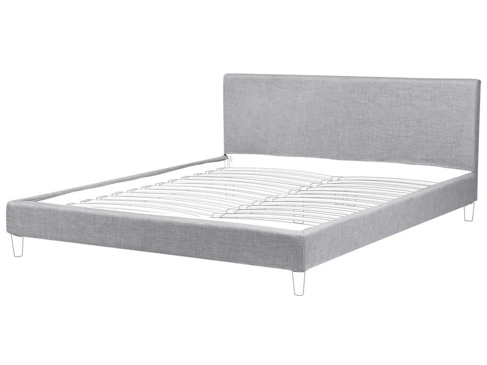 Couverture de classeur EU Super King Size Bed Frame Cover Light Grey Bed FITOU