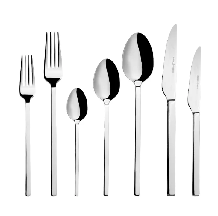 Ensemble de Couverts Karaca Pallas Elegance Pour 12 Personnes, 84 Pièces