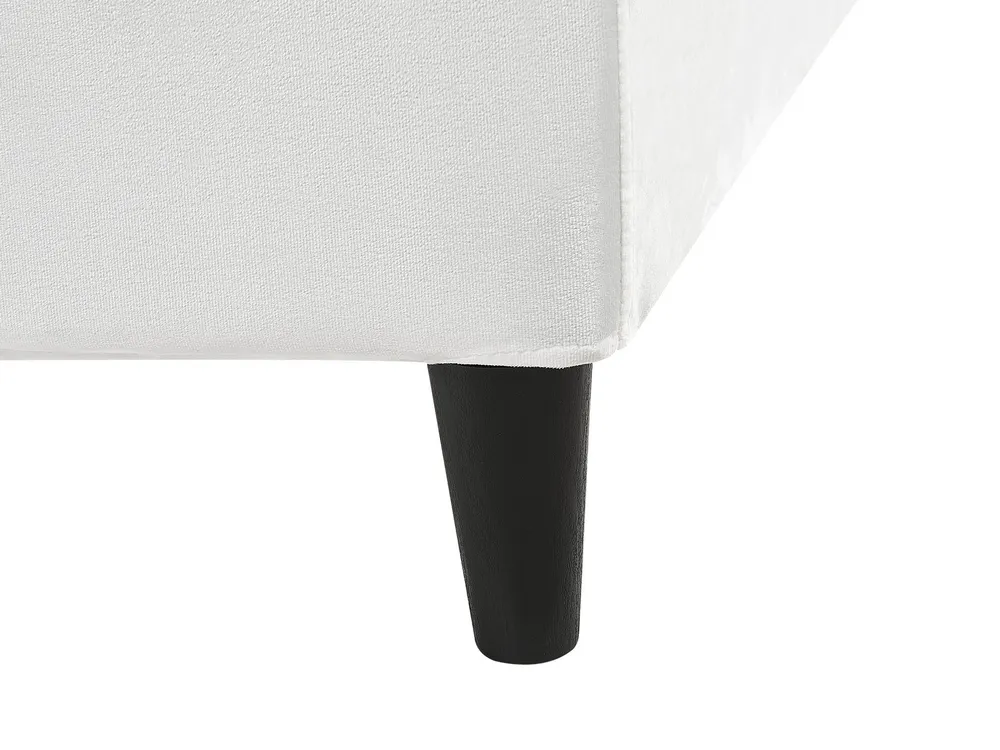 EU King Size Bed Frame Cover Blanc pur Bed FITOU Classement par Couleur