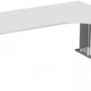 Professionnel Haute Qualité Bureau PC geramöbel droit réglable en hauteur couvre-pied en C en option 1800x1200x680-820 gri...