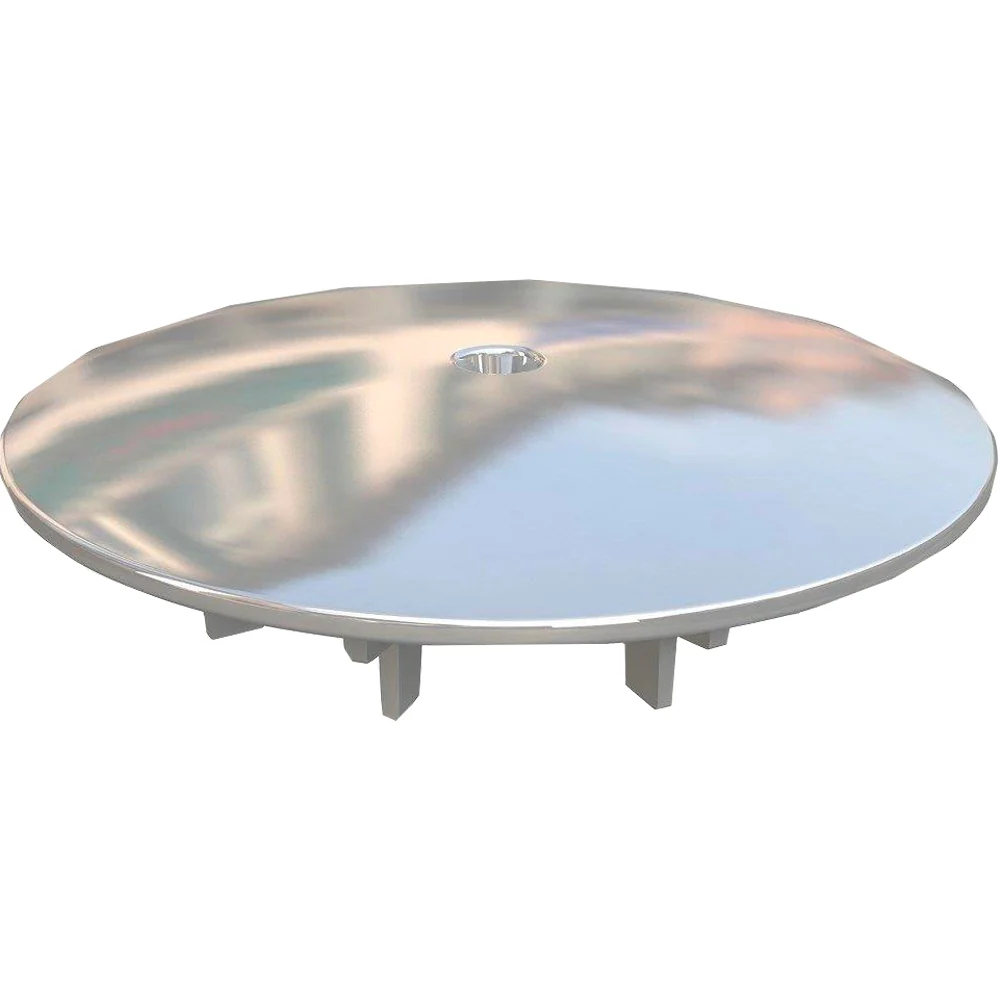 Renforcé Durable Cover Cromo Per Sifone Ultra Ribassato -