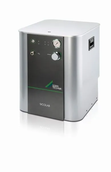 Station de laboratoire de compresseur insonorisée Dürr Technik -200 avec sécheur SICOLAB 200M 0626 3200 se fournir à bas prix