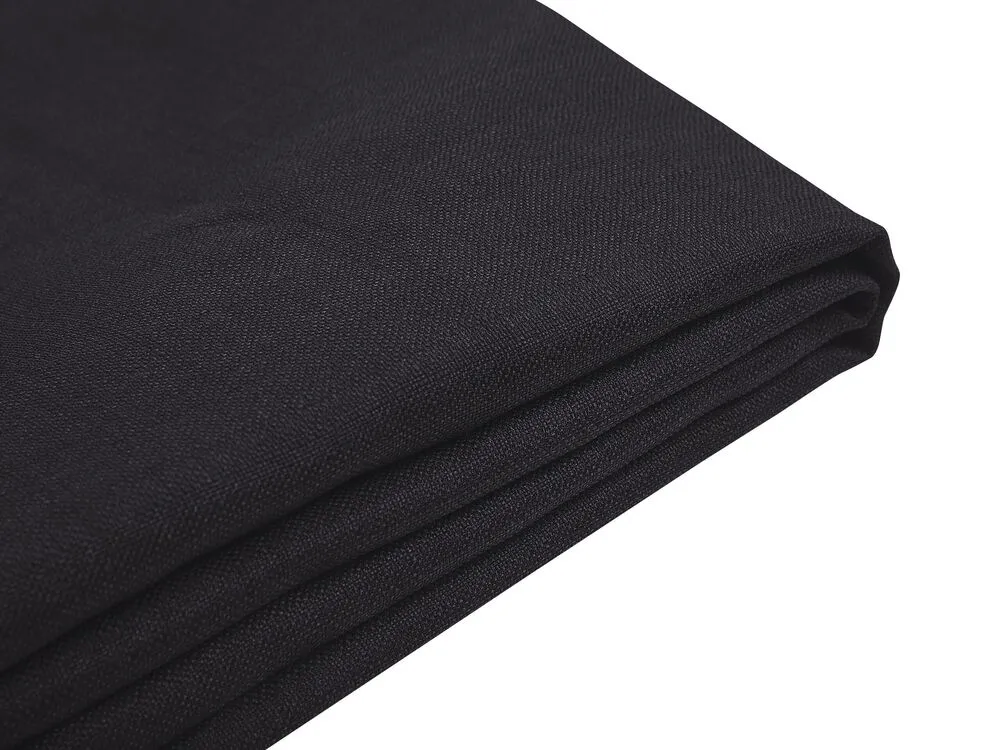 EU Super King Size Bed Frame Cover Noir jais Bed FITOU