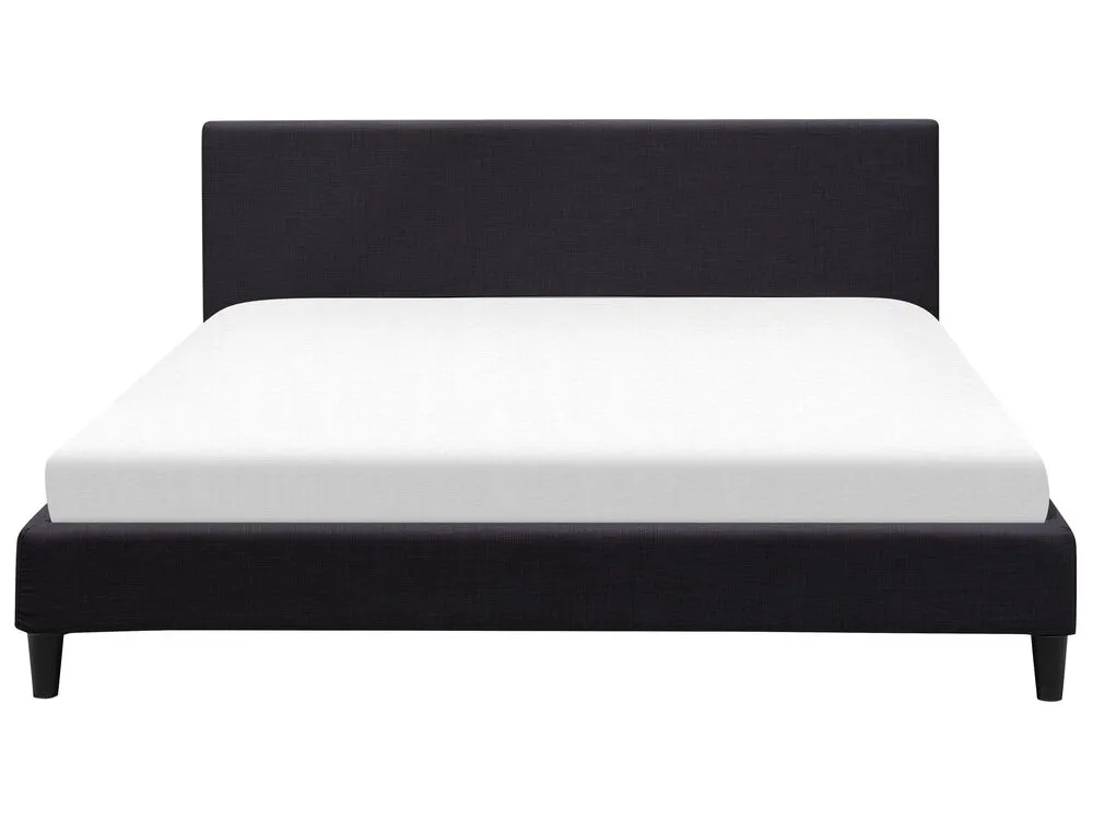 EU Super King Size Bed Frame Cover Noir jais Bed FITOU