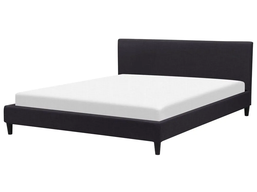 EU Super King Size Bed Frame Cover Noir jais Bed FITOU