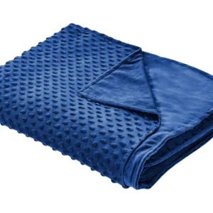 Weighted Blanket Cover 100 x 150 cm Marine Blue CALLISTO