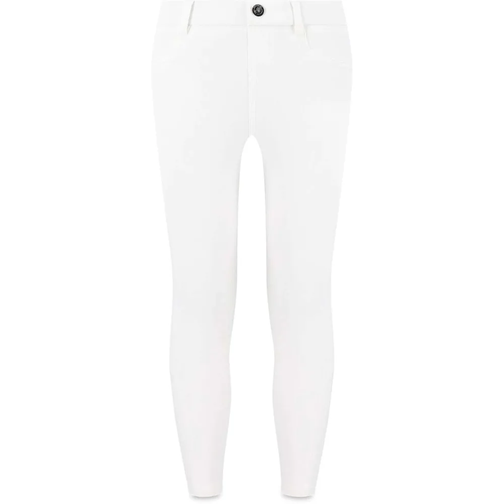 Fluide correcteur sec Kentucky Legging d'Équitation Mexico Knee Grip Boys Blanc