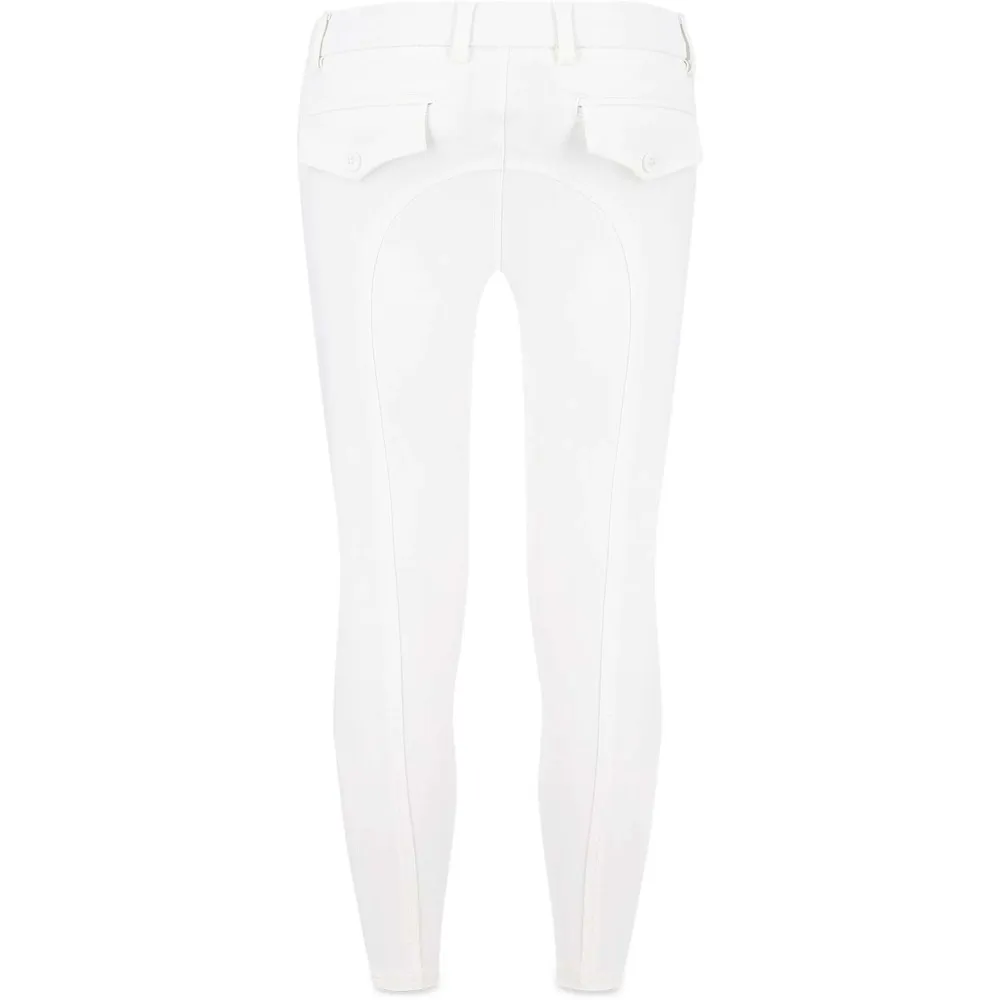 Fluide correcteur sec Kentucky Legging d'Équitation Mexico Knee Grip Boys Blanc