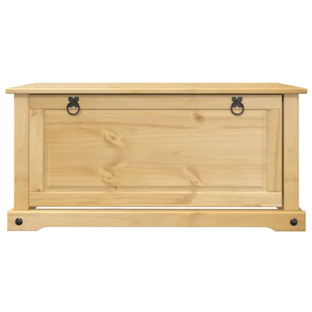 Armoire à chaussures range chaussures rangement meuble entrée couloir salon Corona 99 x 32 x 47 cm bois de pin massif brun...