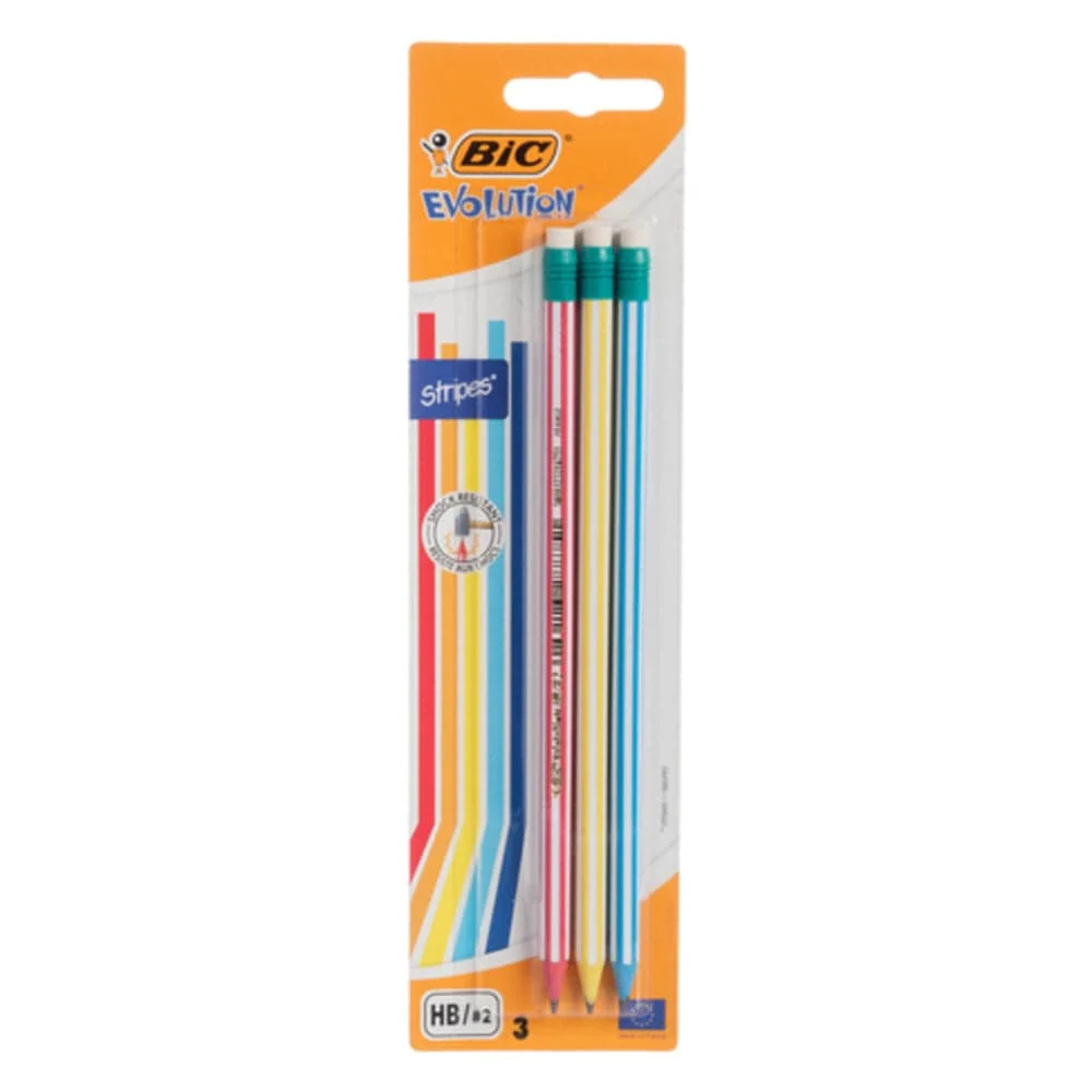 Bic, Set de 4 crayons HB evolution sans bois en blister chez Alpha5… – L’alliance parfaite entre style et utilité
