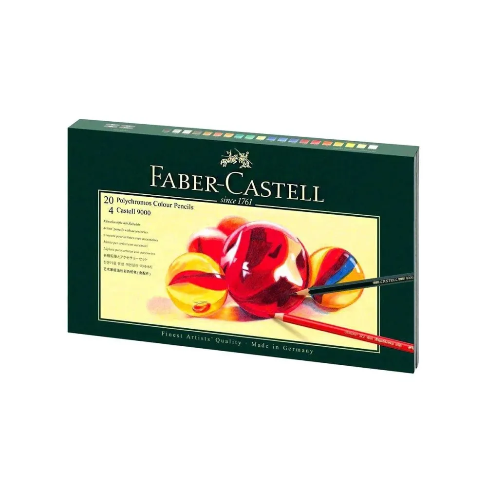 Coffret crayons de couleur Mixed Media Polychromos de FABER-CASTELL… – Style, confort et durabilité réunis