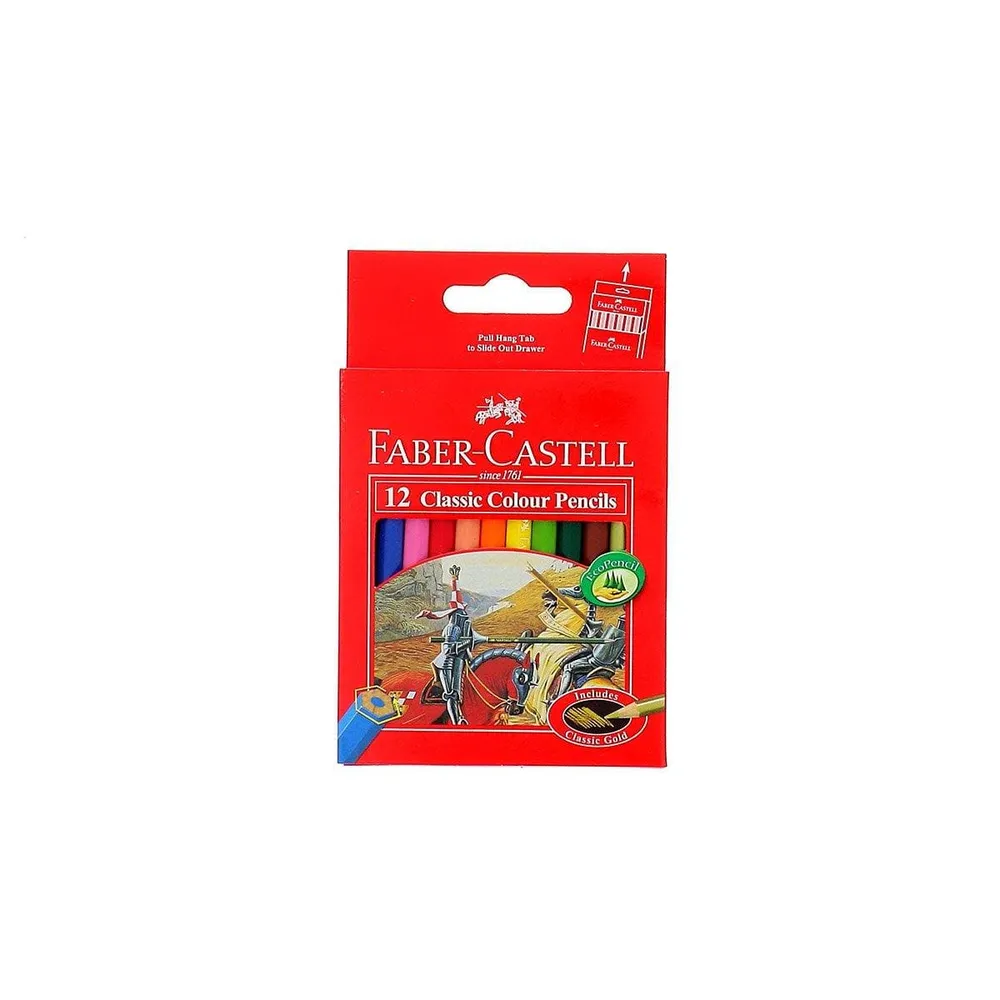 Faber-Castell, 12 crayons de couleur courts chez Alpha55 – Qualité … – Accessoire primordial au quotidien