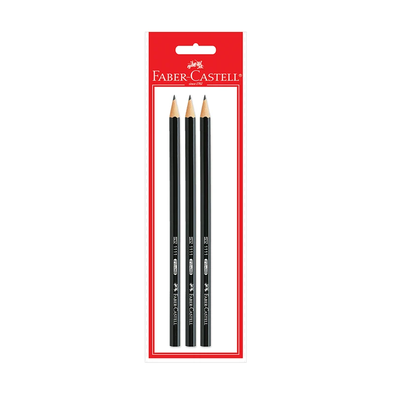 Faber-Castell, 3 crayons noirs HB – Qualité & Prix chez Alpha55 – Accessoire nécessaire au quotidien