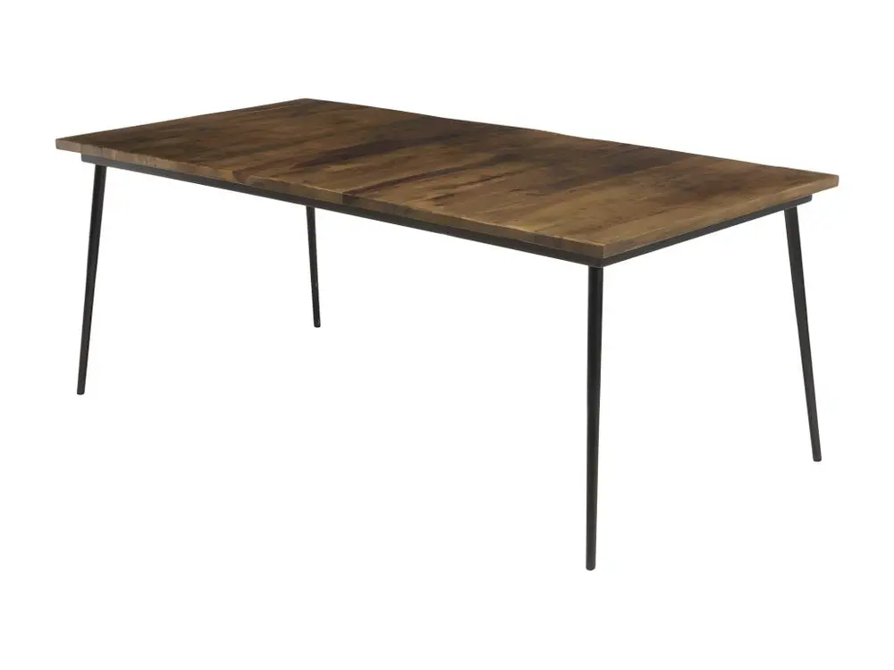 KIARA - Table à manger rectangulaire 200x100cm bois recyclé