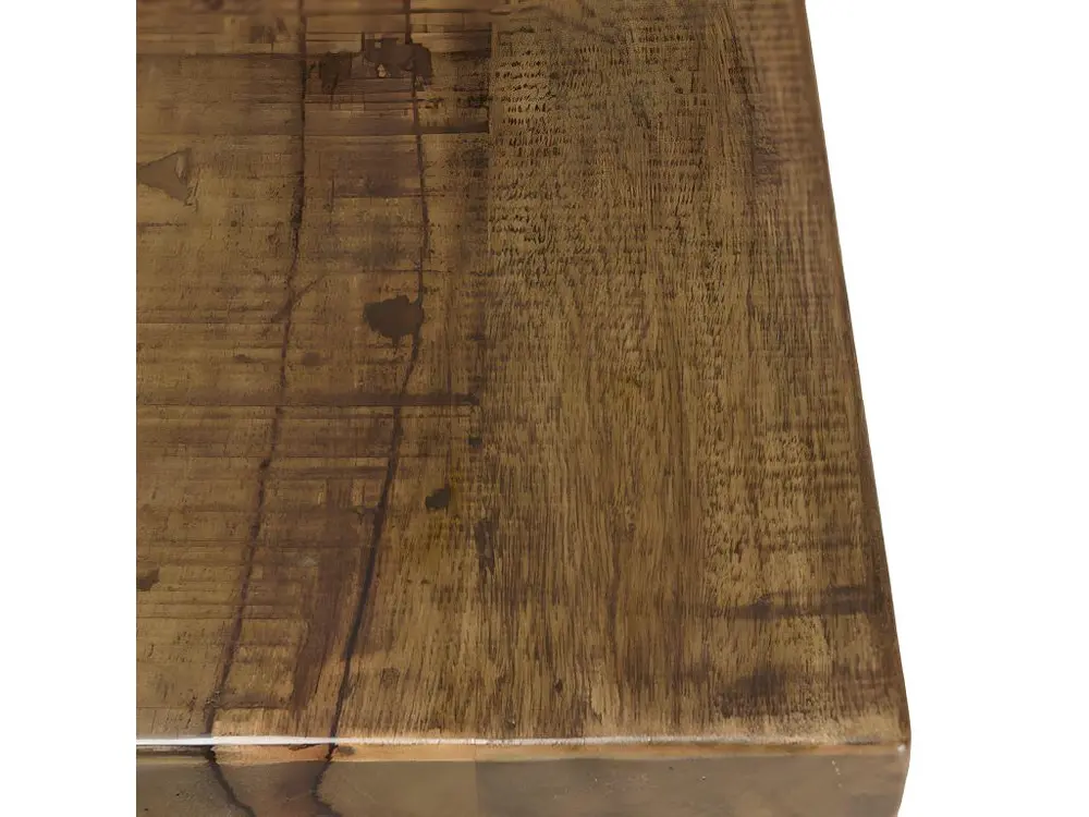 KIARA - Table à manger rectangulaire 200x100cm bois recyclé