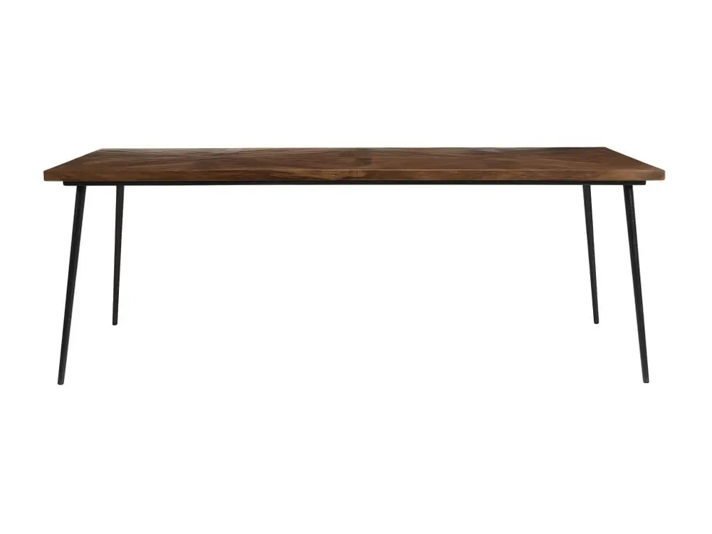 KIARA - Table à manger rectangulaire 220x100cm bois recyclé
