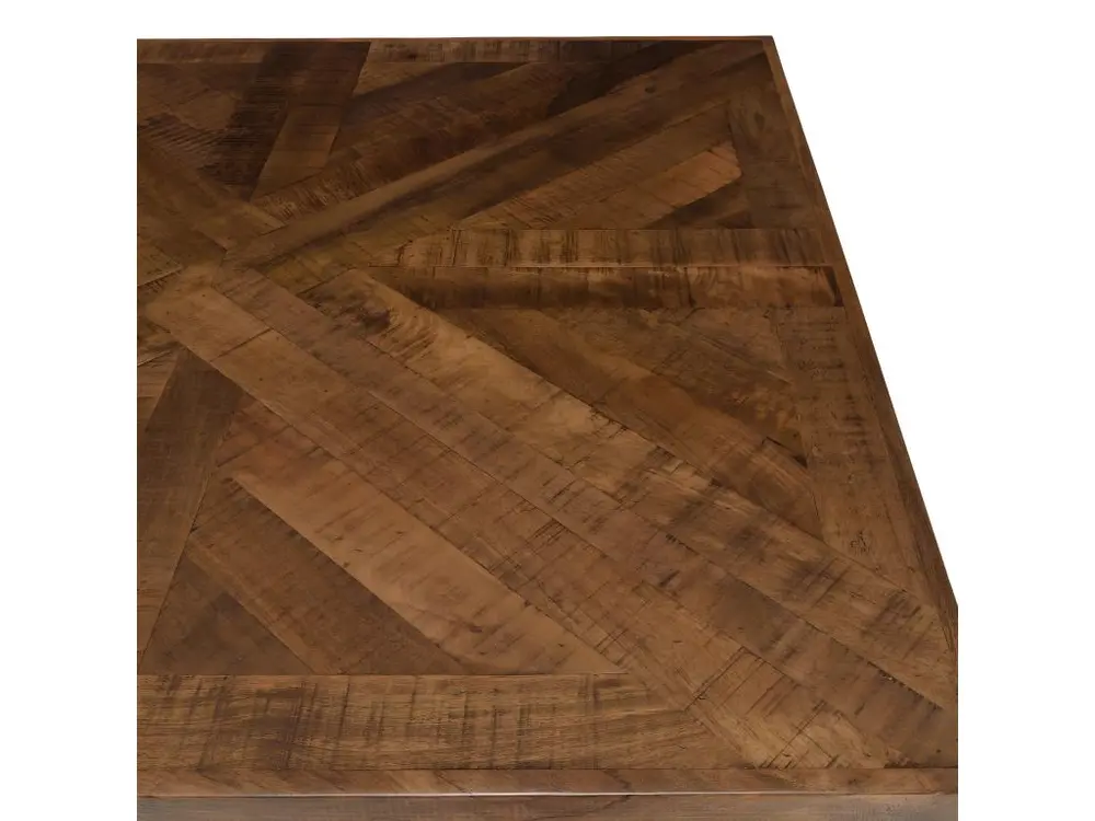 KIARA - Table à manger rectangulaire 220x100cm bois recyclé