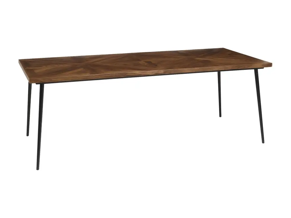 KIARA - Table à manger rectangulaire 220x100cm bois recyclé