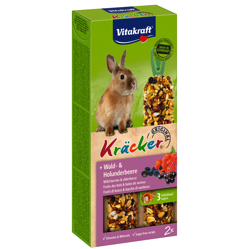 Kracker aux fruits des bois lapins nains x2 Vitakraft