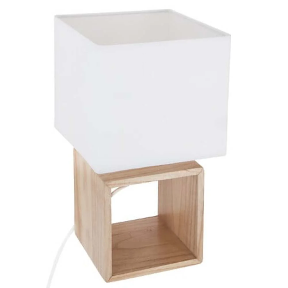Lampe carrée en bois – Qualité & Prix chez Alpha55 – Accessoire vital au quotidien