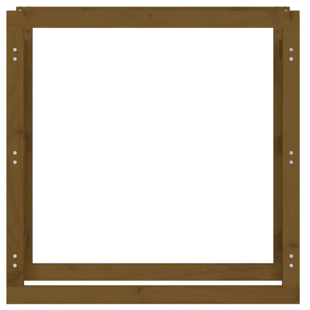 Support de bois de chauffage 100 x 25 x 100 cm bois pin marron miel 02_0044811