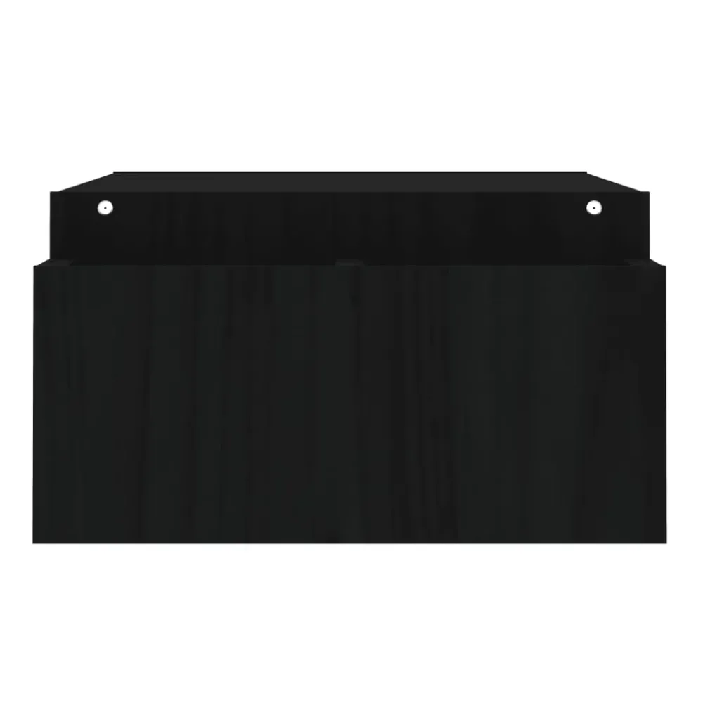 Support de moniteur 100 x 27,5 x 15 cm bois de pin durable noir 02_0004464