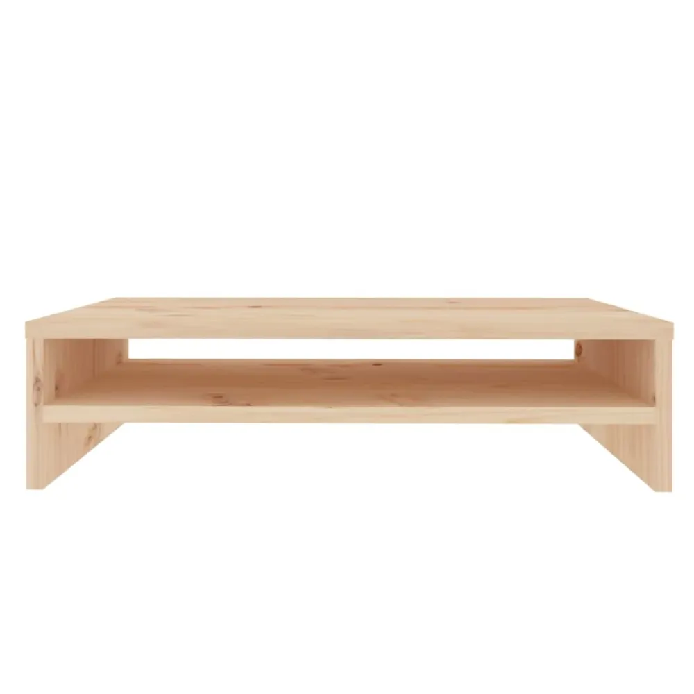 Support de moniteur 50 x 24 x 13 cm bois de pin durable brun 02_0029206