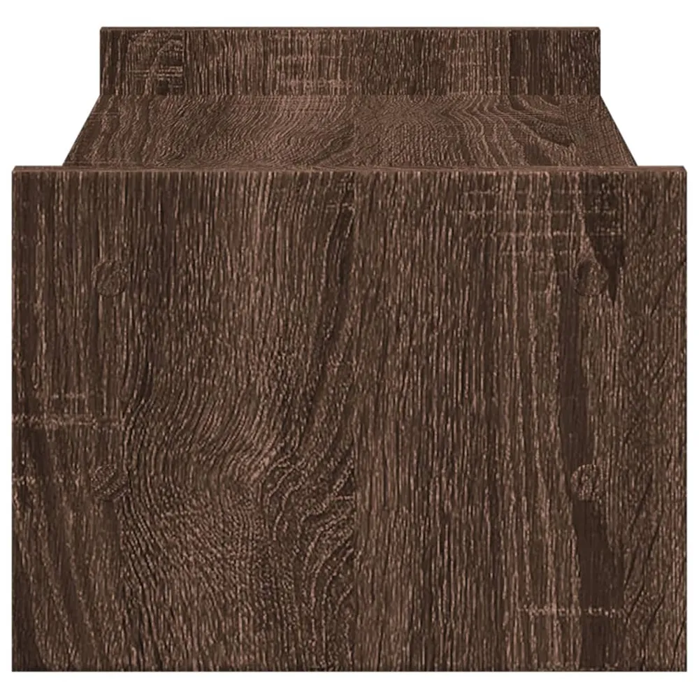 Support de moniteur table meuble bureau 50 x 27 x 20 cm bois d'ingénierie marron 02_0044885