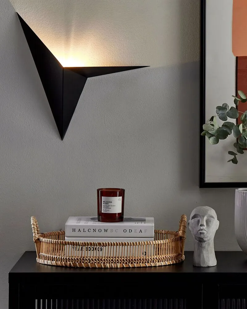 Bureau compact Wandlamp zwart BRIANCE