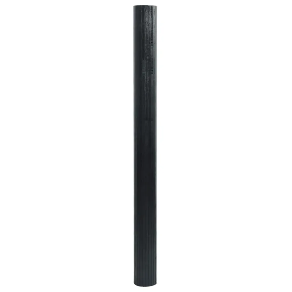 Paravent séparateur de pièce cloison 165 x 250 cm bambou noir DEC031161