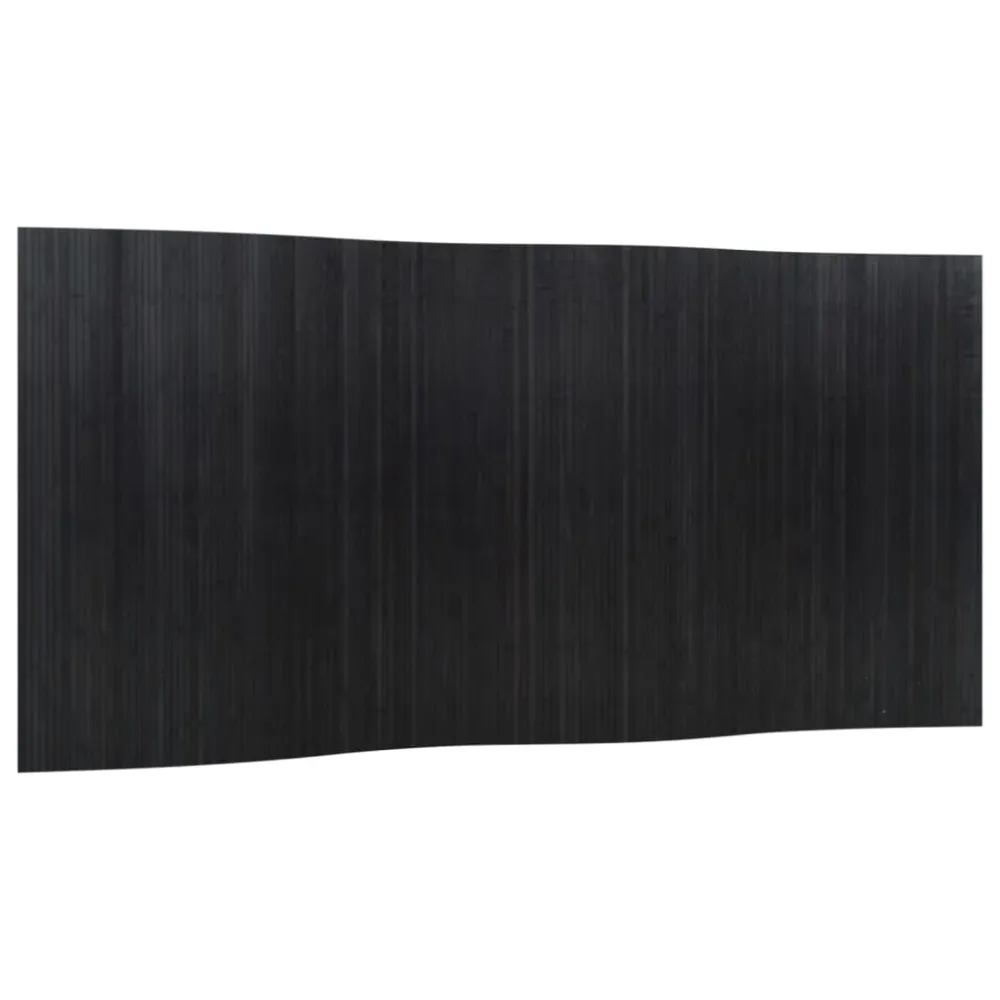 Paravent séparateur de pièce cloison 165 x 400 cm bambou noir DEC031162