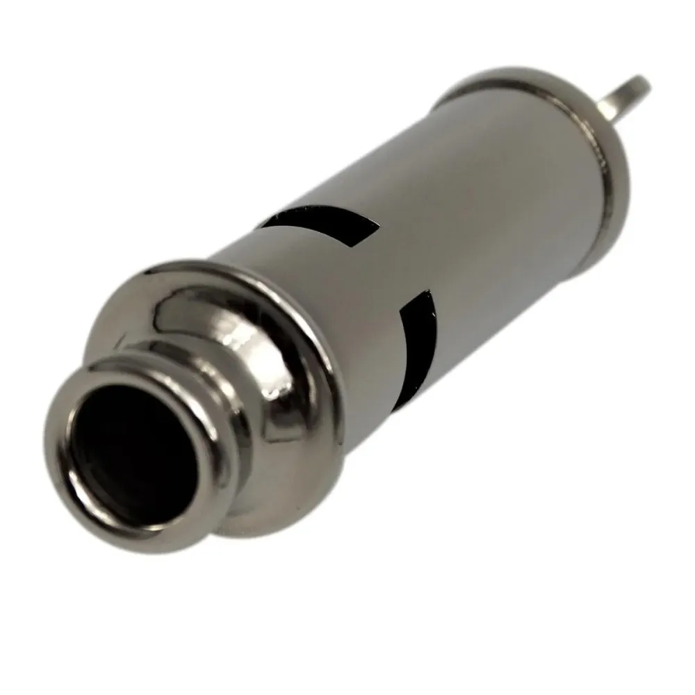 Mil-tec bobby signal sifflet nickel plaqué laiton peu épais gris durable