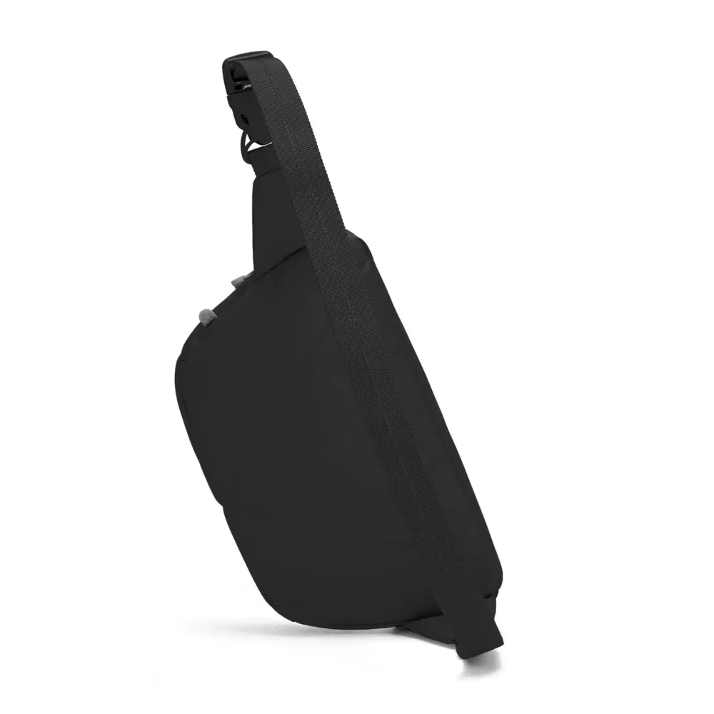 Pacsafe Go Sac banane 2,5 L sans PFC antivol RFID fiable Sling Pack Noir