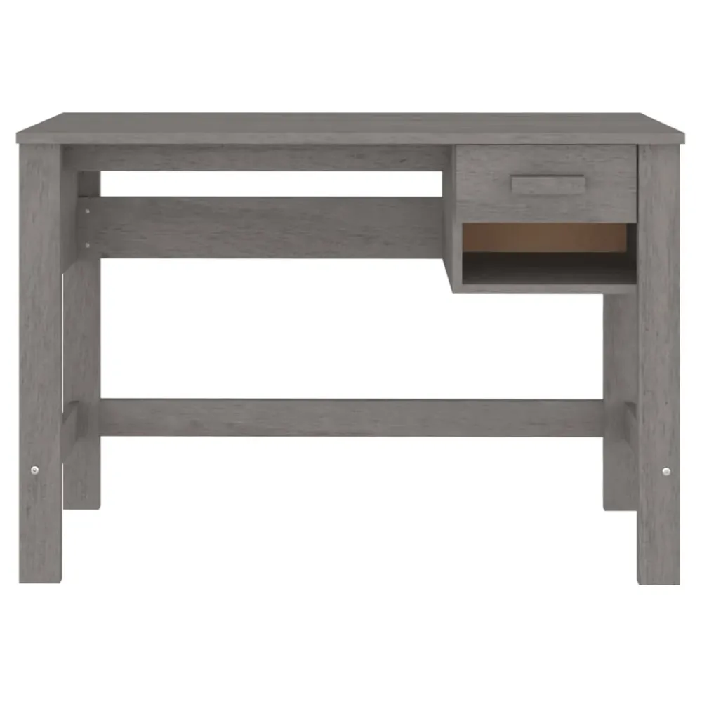 Bureau table poste de travail meuble d'ordinateur informatique étude HAMAR manifeste 110 x 40 x 75 cm bois massif de pin g...
