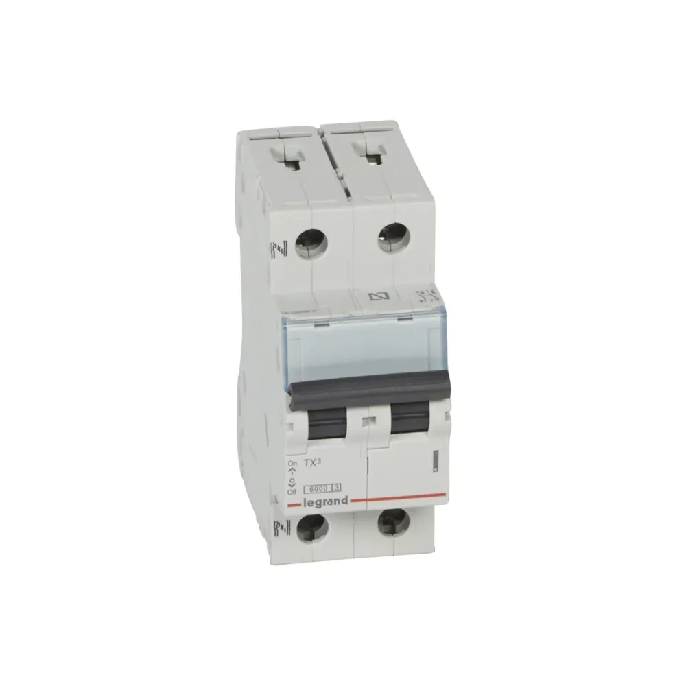 Disjoncteur TX³ 1P+N 6kA 10-40A Legrand modèle 403585 pour commerces design moderne
