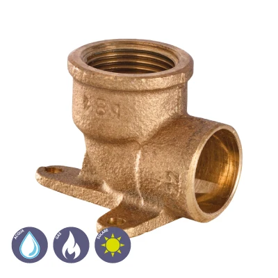 Panneau d'information Gomito 90° Flangiato Filettato Femmina Bronzo Saldare 18 X 3/4"