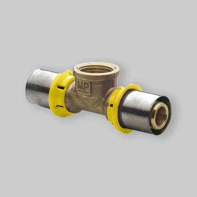Tee Pressare F Gas Ivar 26 X 1" F X 26 - avec Support Inclus