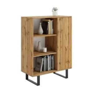 Vitrine FONDI SC90 1D 90x40x116 Net naturel