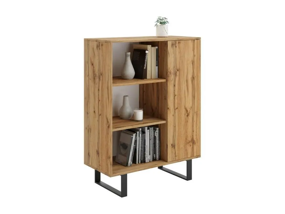 Vitrine FONDI SC90 1D 90x40x116 Net naturel
