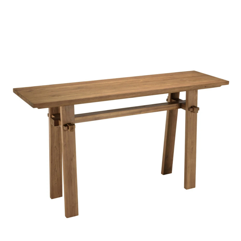 Console en bois de teck recyclé l140