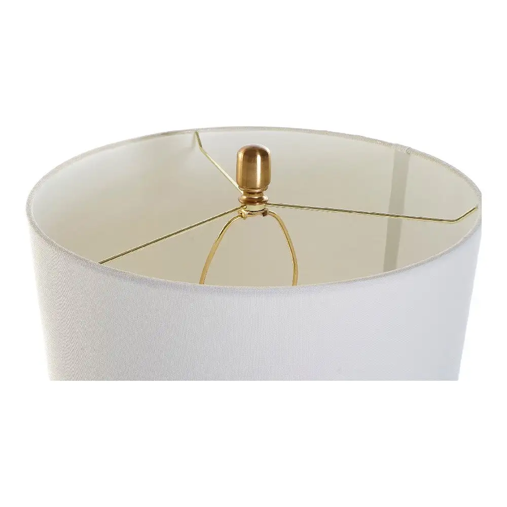 Desk Lamp DKD Home Decor Acier Crystal 240 V Golden