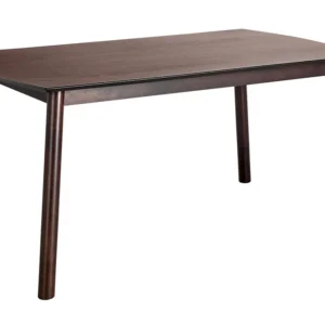 Dining Table 150 x 90 cm Dark Wood ELBA