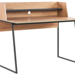 Ensemble avec étagères Table de bureau Bois évident GORUS