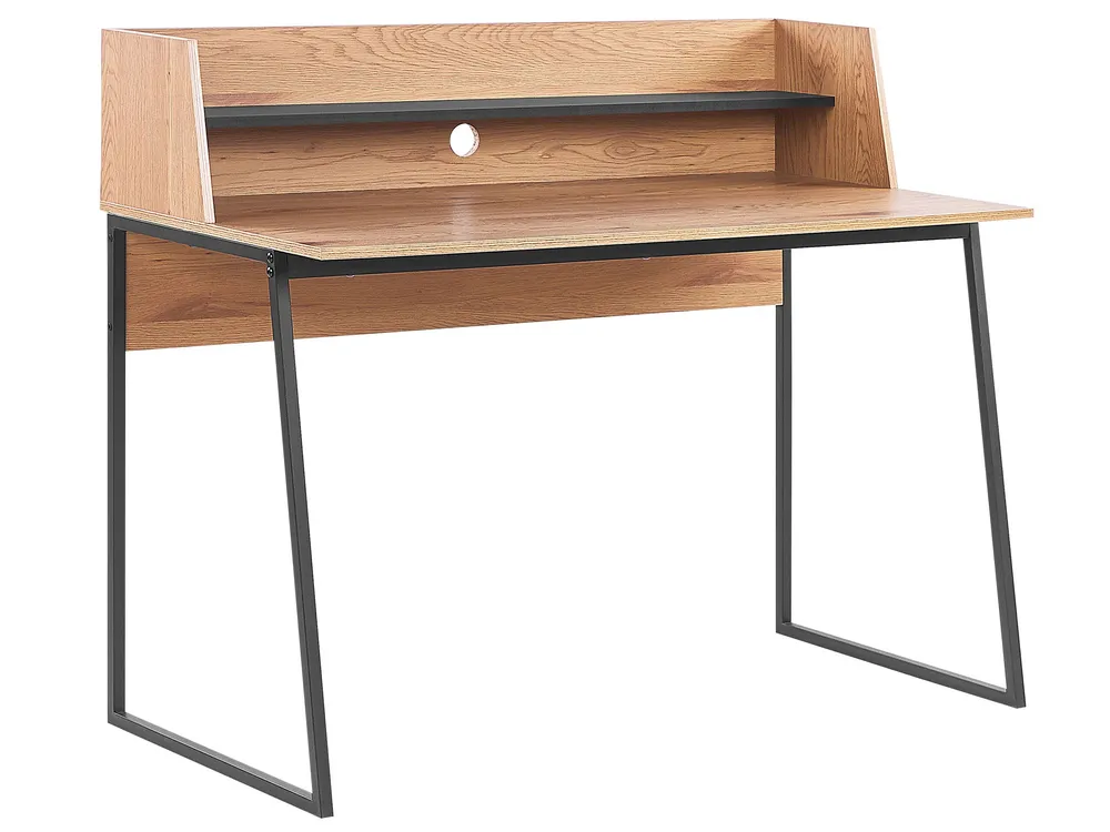 Ensemble avec étagères Table de bureau Bois évident GORUS
